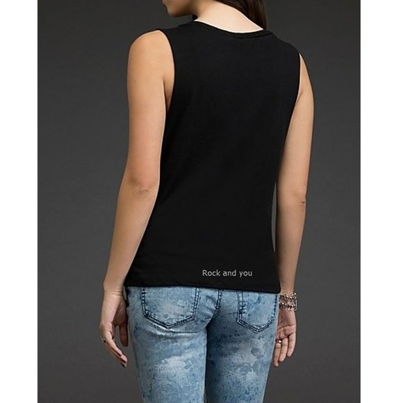 The Beatles Logo Muscle rock Official Tank Top XL made in USA NWT - Picture 3 of 3